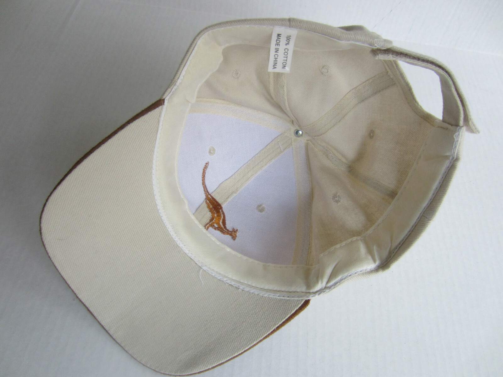 Australia Two-Toned Adjustable Baseball Cap w/ Embroidered Kangaroo NWT