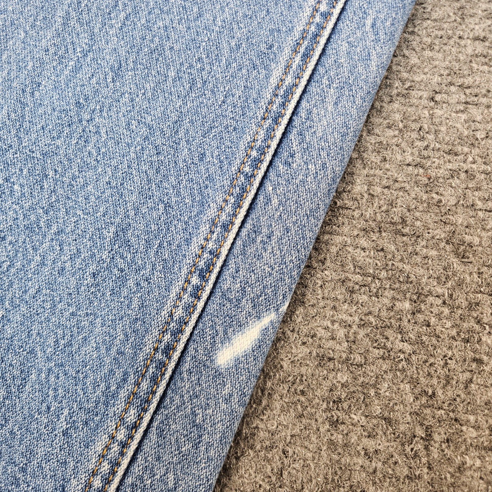 All American Clothing Co Mens Straight Leg Jeans Blue Cotton Made in USA