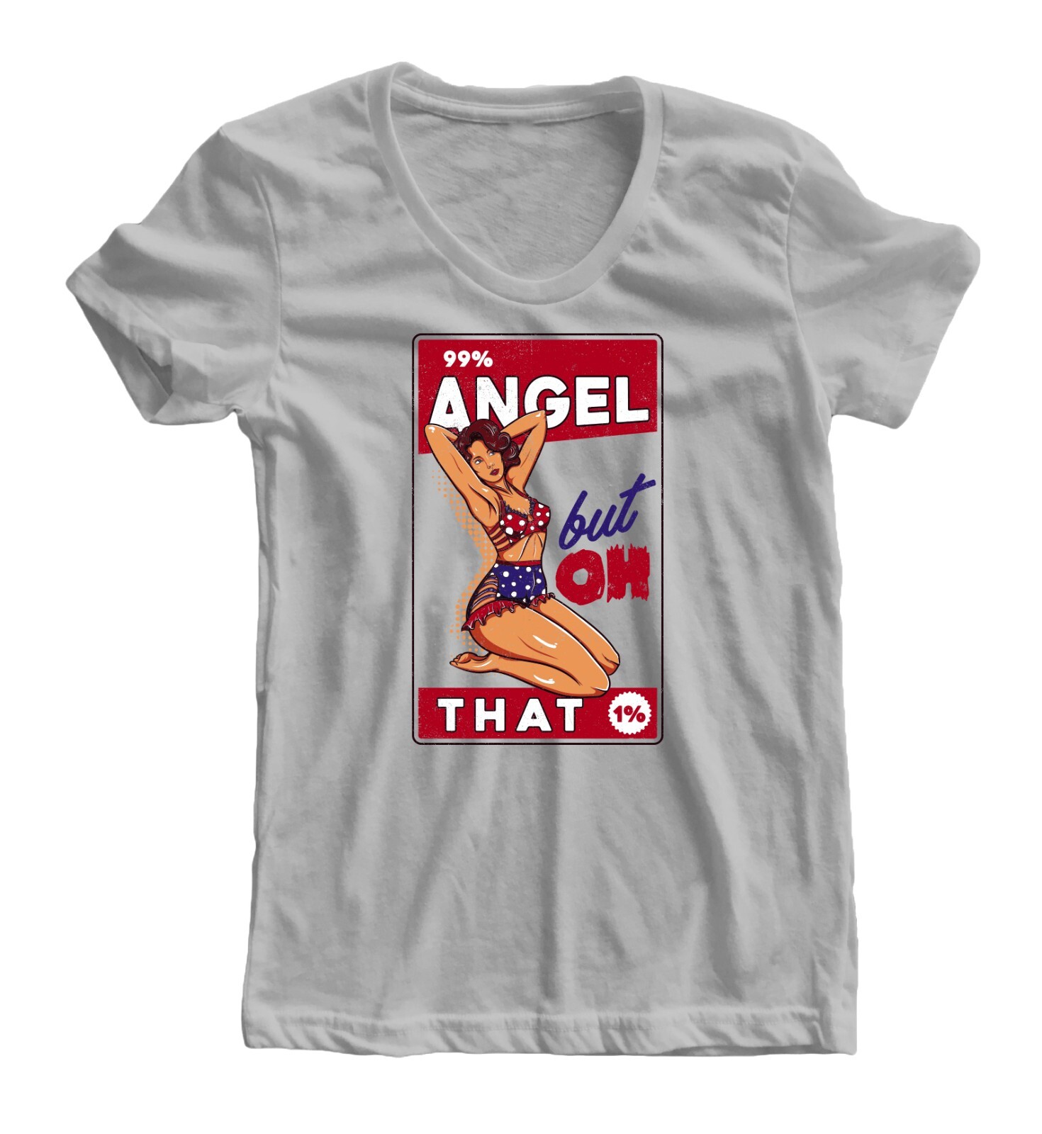 99% Angel Women’s Graphics Tshirts