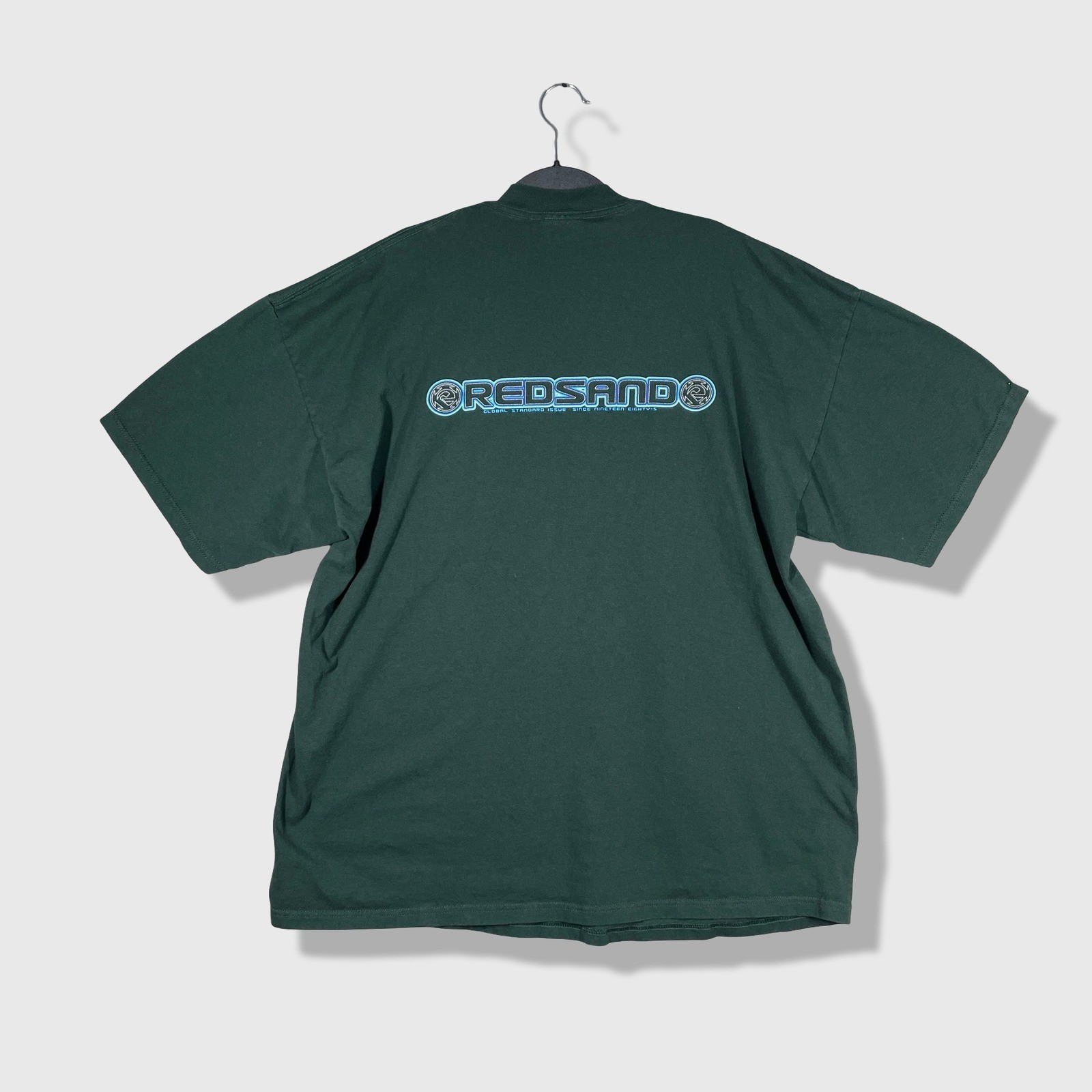 Redsand T-Shirt Mens XXL Green Vintage Surf Skate Streetwear 90s Y2K