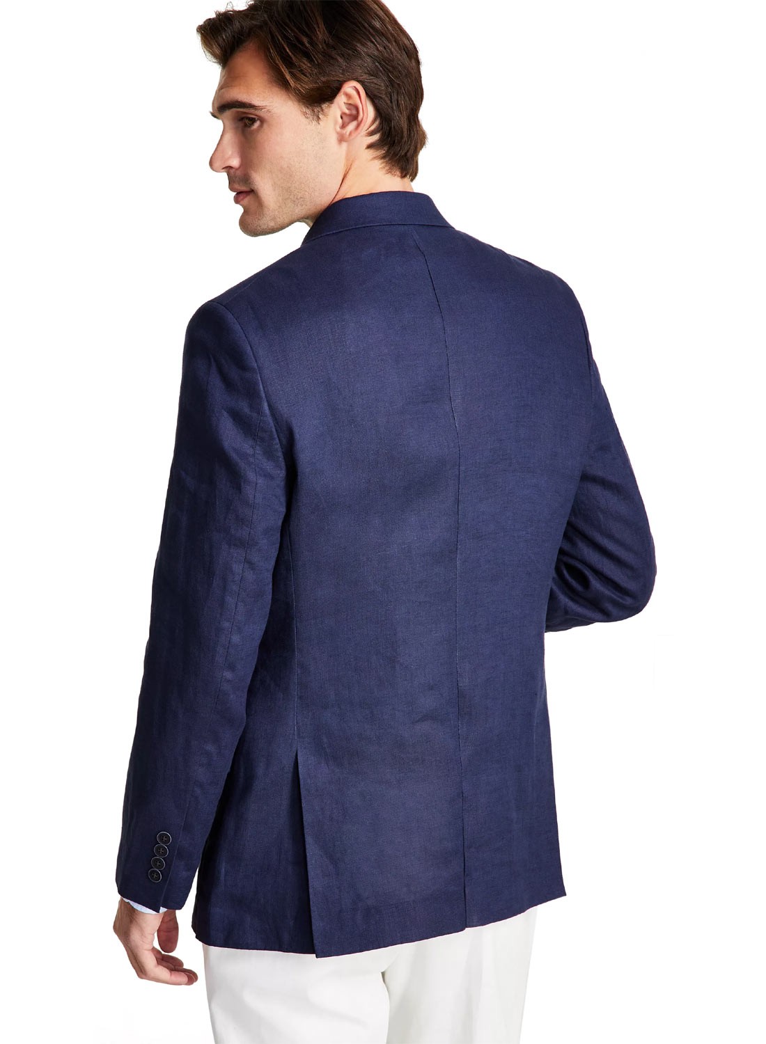 Nautica Mens Modern Fit Linen & Cotton Sport Coat 40 Regular Navy – NWT $295