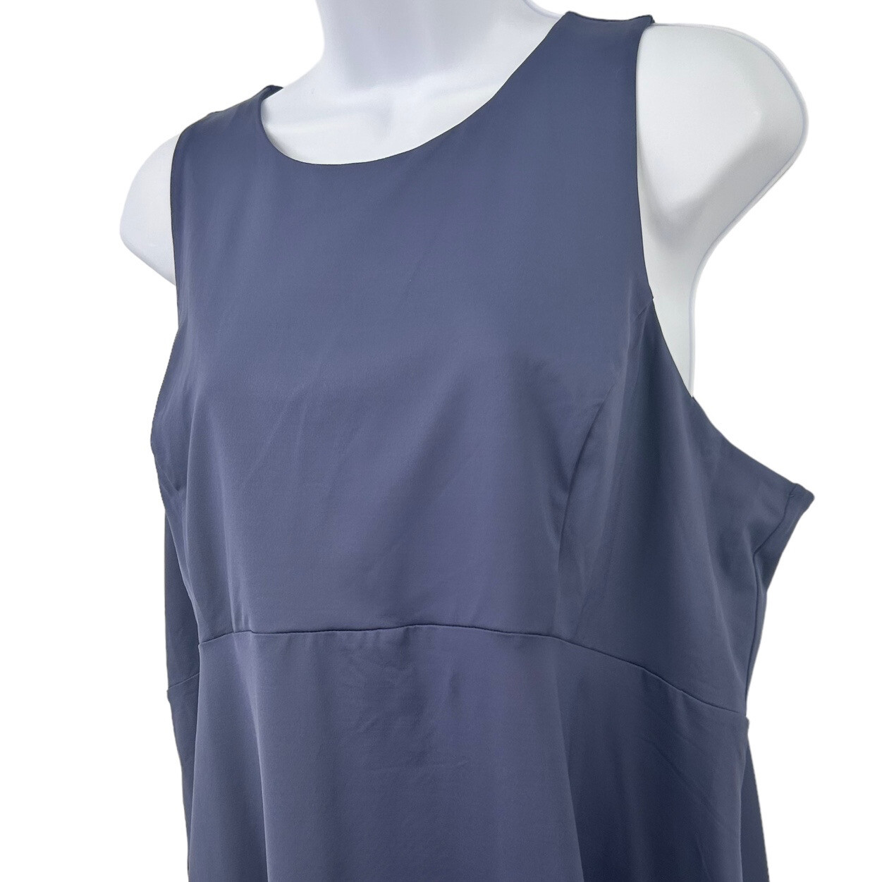 Ocean + Coast Dress Womens Size XL Troop Blue Outdoor Moisture Wicking UPF UV 30
