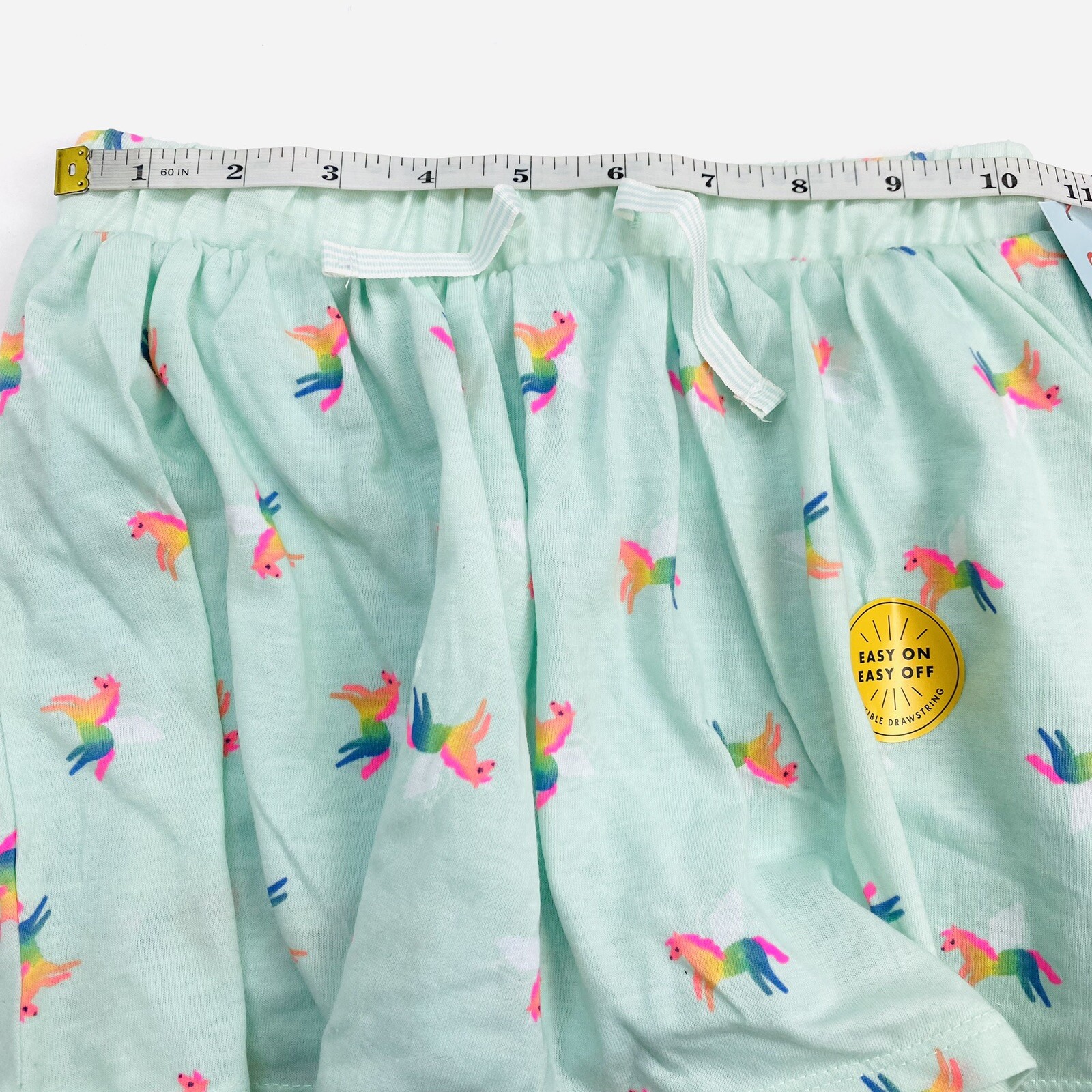 Cat & Jack Girls Size S 6/6X Skort Mint Unicorn