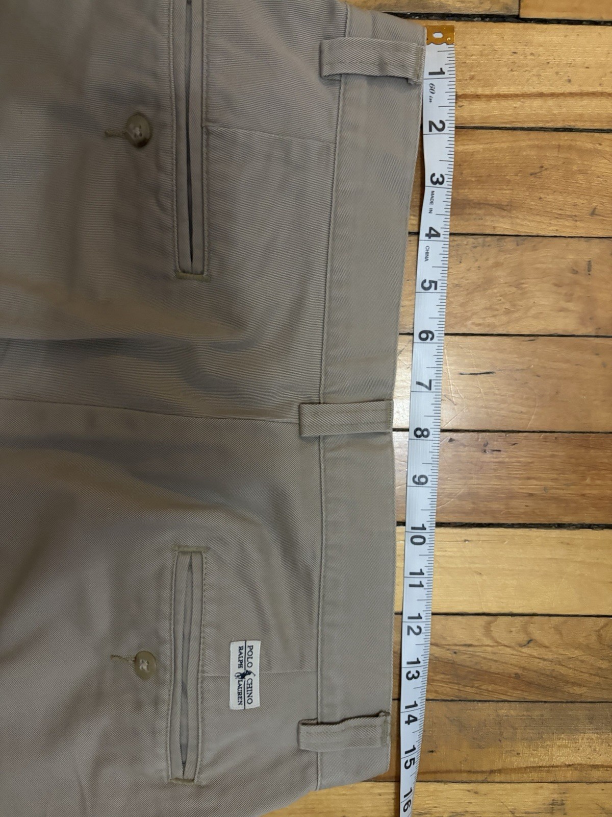 Polo Ralph Lauren Men’s Beige 100% Cotton Chino Pants 32×30