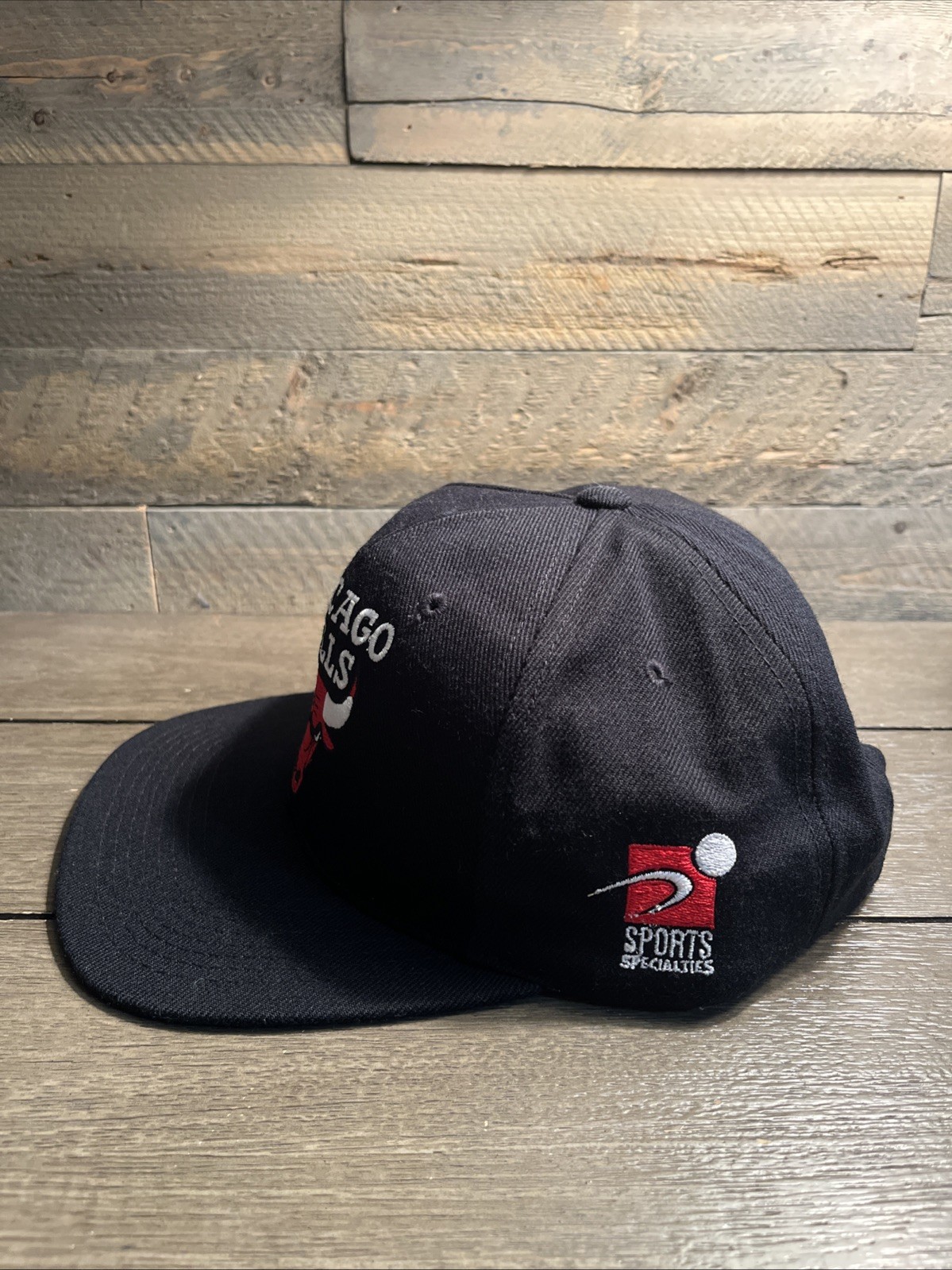 Vintage 90s Sports Specialties Chicago Bulls Adjustable Snapback Hat Cap