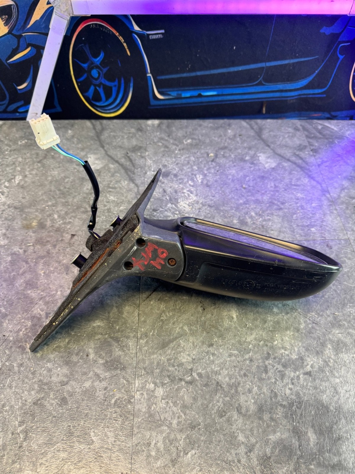 2002-2007 Subaru Impreza WRX STi OEM RH Passenger Side Mirror Assembly