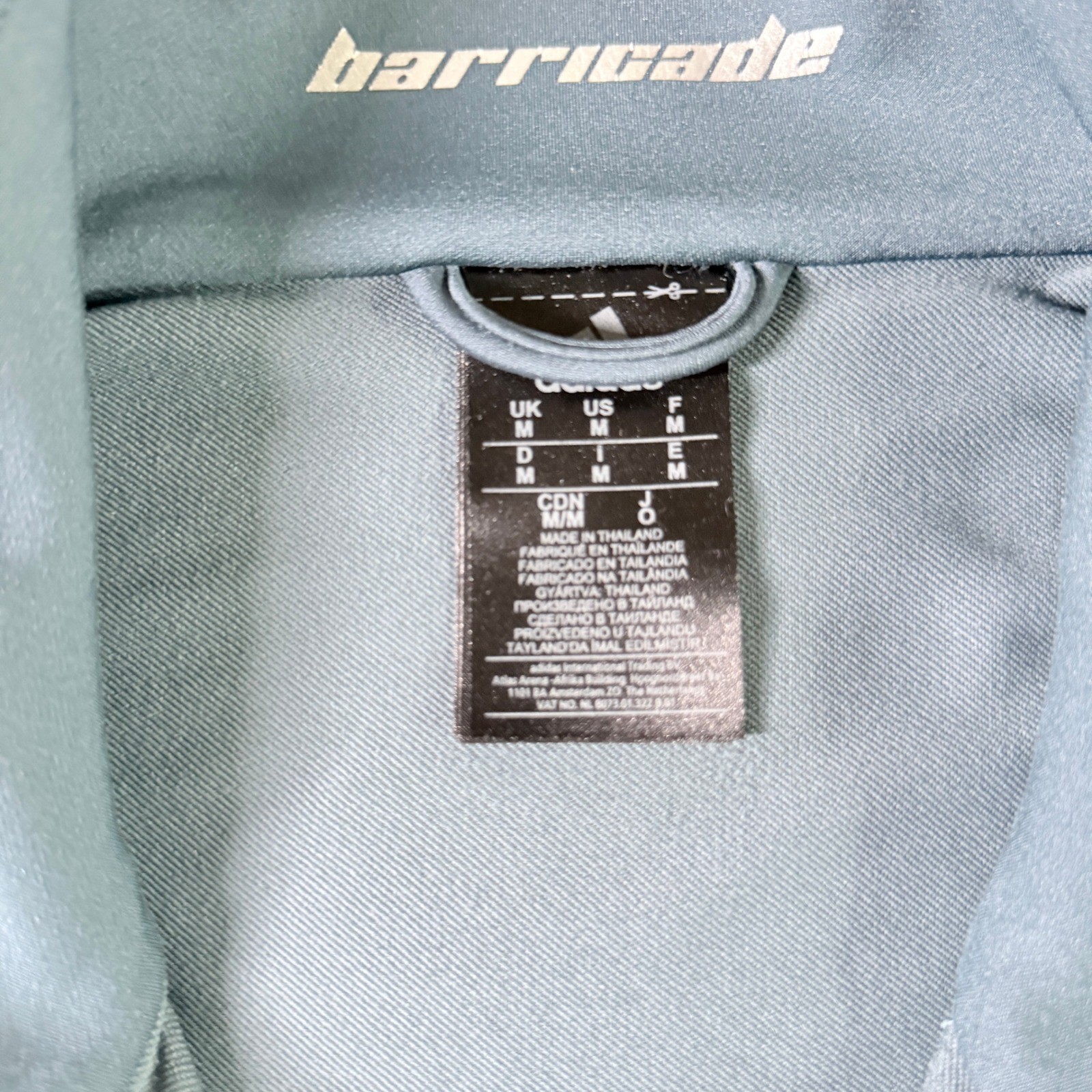 Adidas Barricade ClimaLite Track/ Tennis Jacket Full Zip Athletic Men Medium
