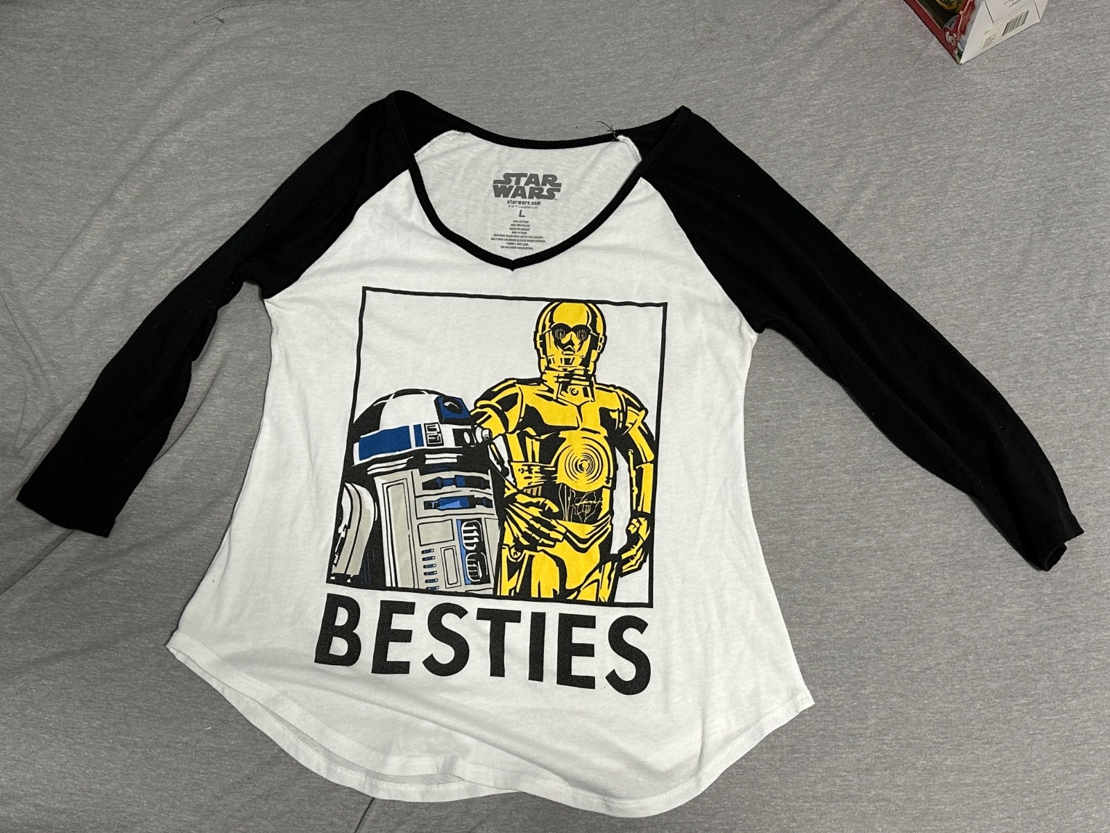 Star Wars R2D2 and CP30 women long sleeve shirt