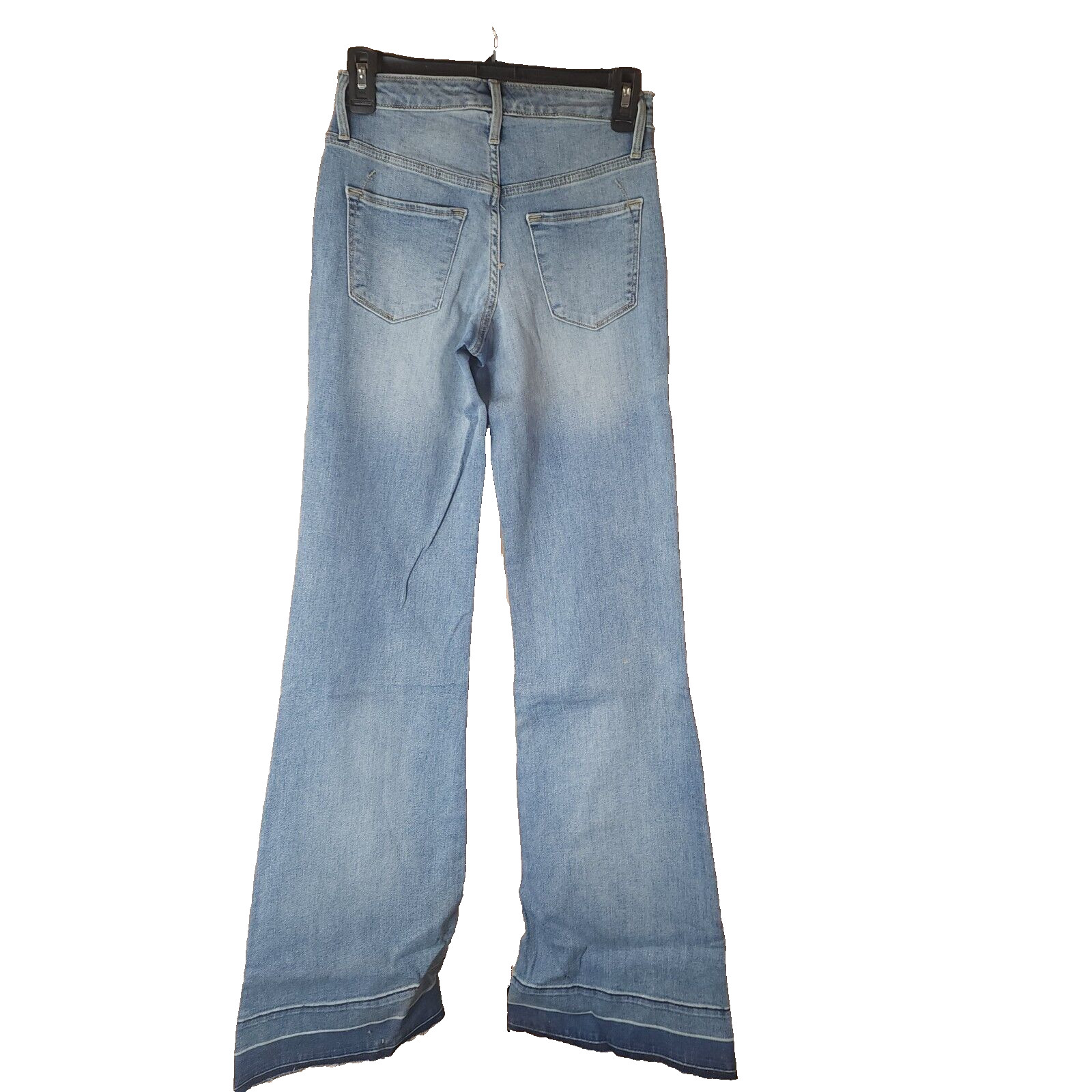Mossimo Womens Denim Jeans Blender Blue High-rise Wide Leg Stretch – Pick Size
