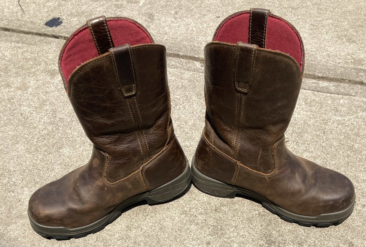 Wolverine Mens Dark Coffee Leather Cabor Wellington EPX CT Work Composite Boots