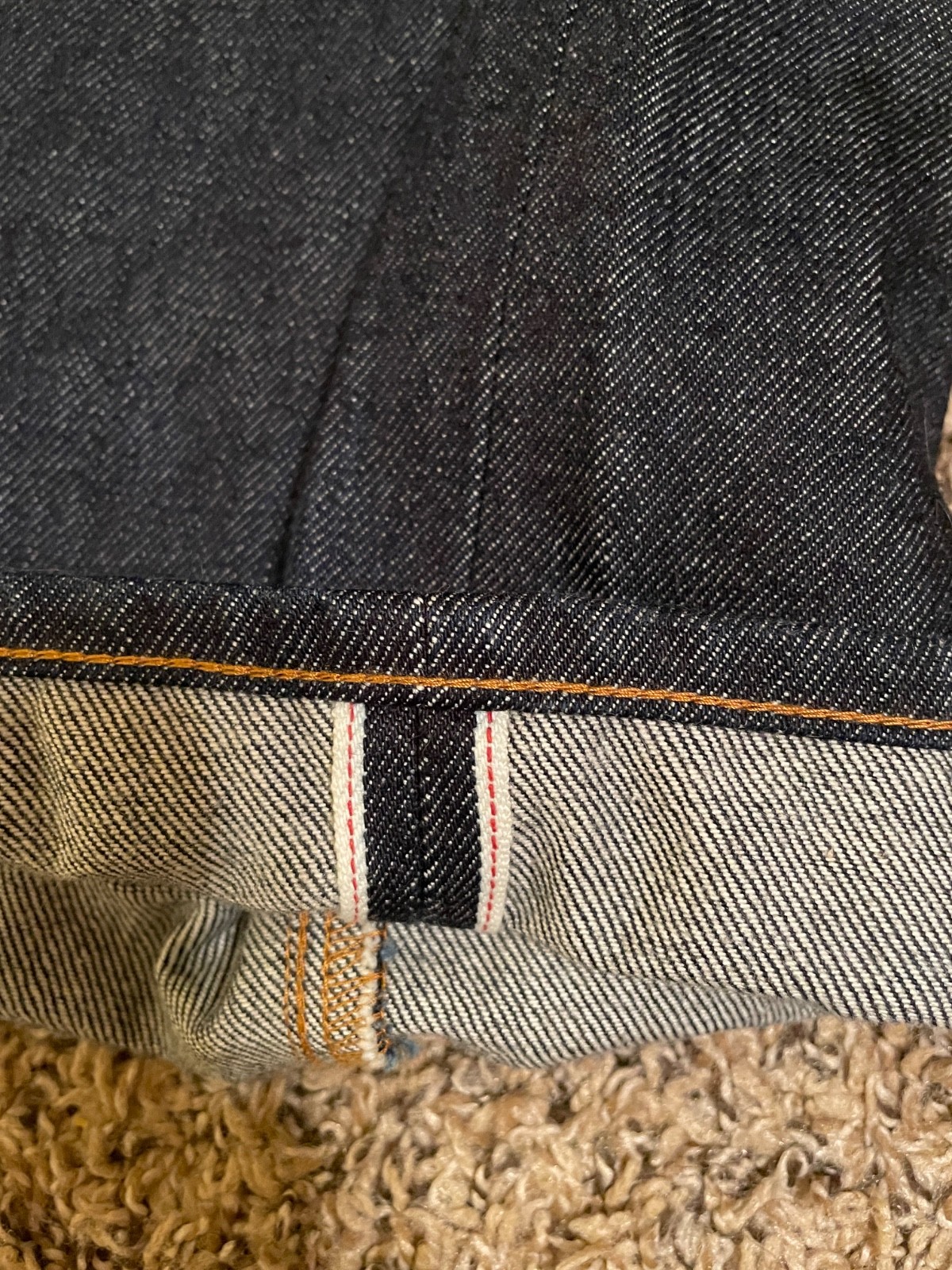 Supreme Rigid Baggy Selvedge Jean Blue Sz 30 Made in Japan