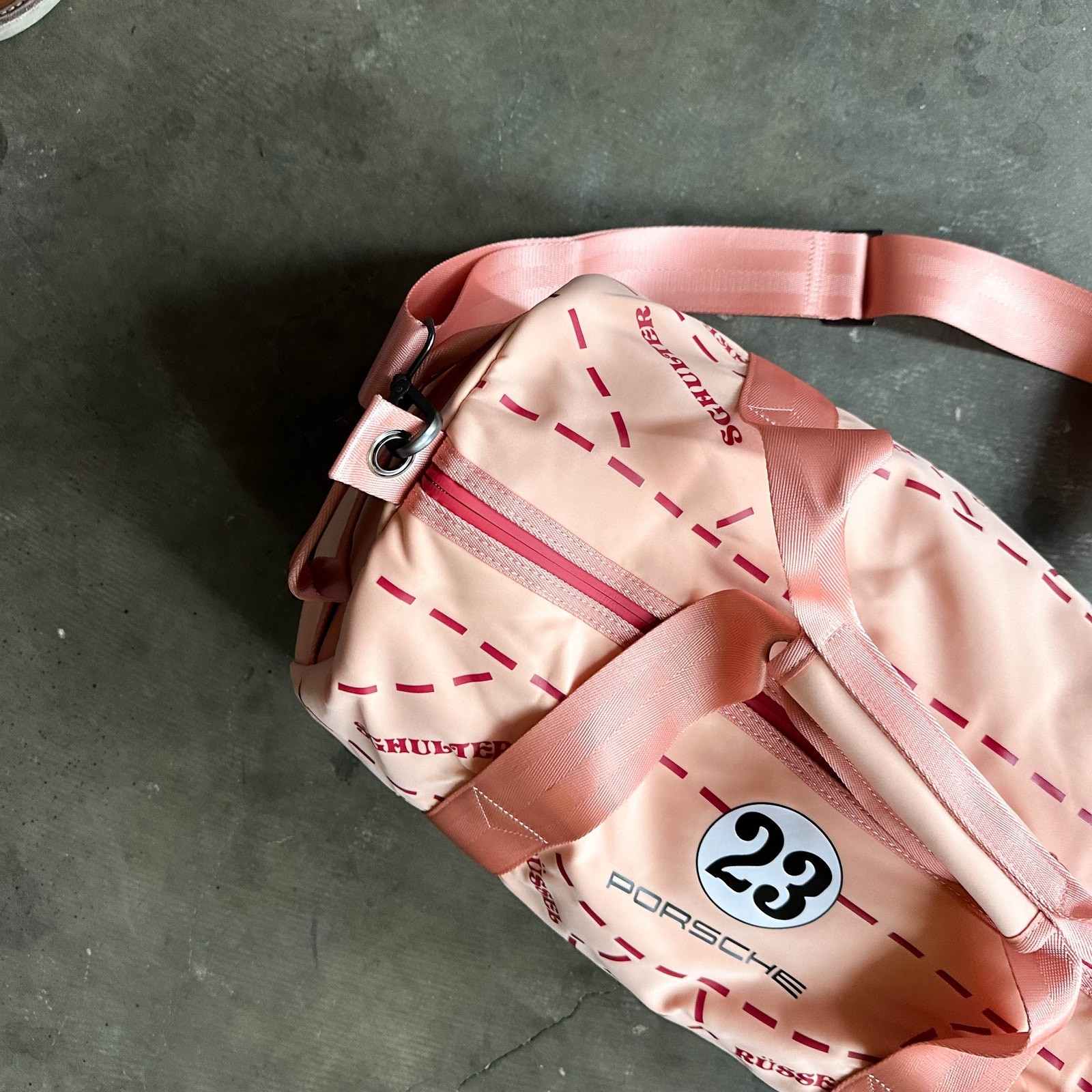 NEW Porsche Design 917 Pink Pig Livery Sport Weekender Duffel Bag WAP0350110PROW