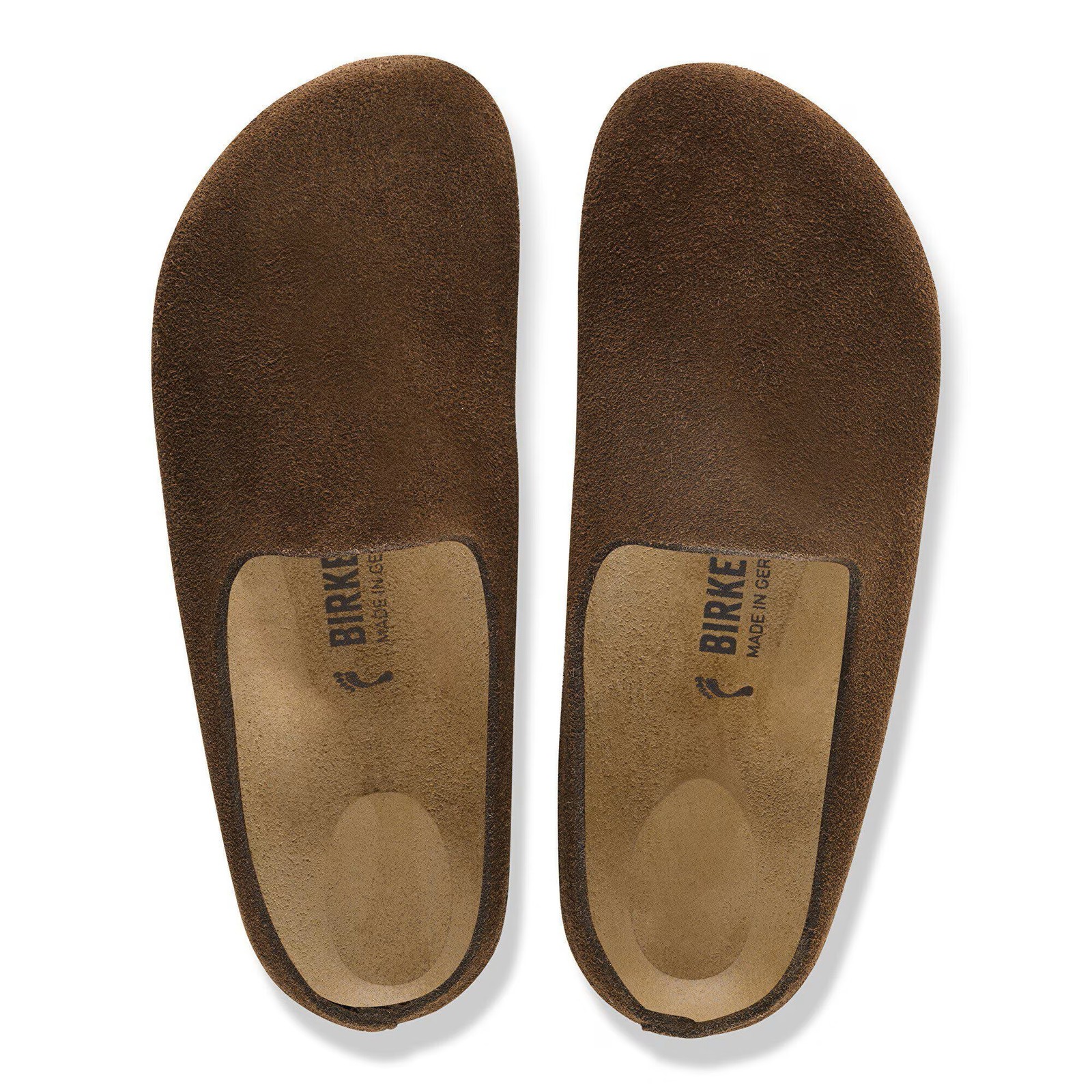BIRKENSTOCK AMSTERDAM WRAPPED CARAFE MEDIUM/NARROW WIDTH SUEDE CLOGS CLOSED SLIP