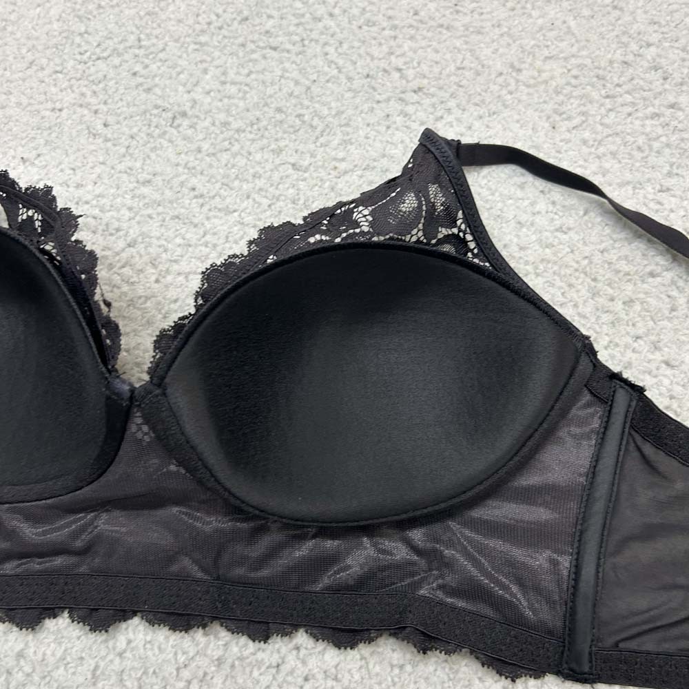 Maidenform Bra 36B Bralette DM1188 Lightly Lined Convertible Lace Bralette