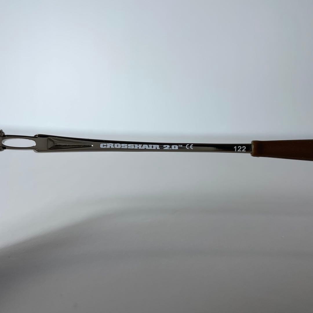 Oakley Crosshair 2.0 Sunglasses Silver Alloy Frame Authentic Vintage