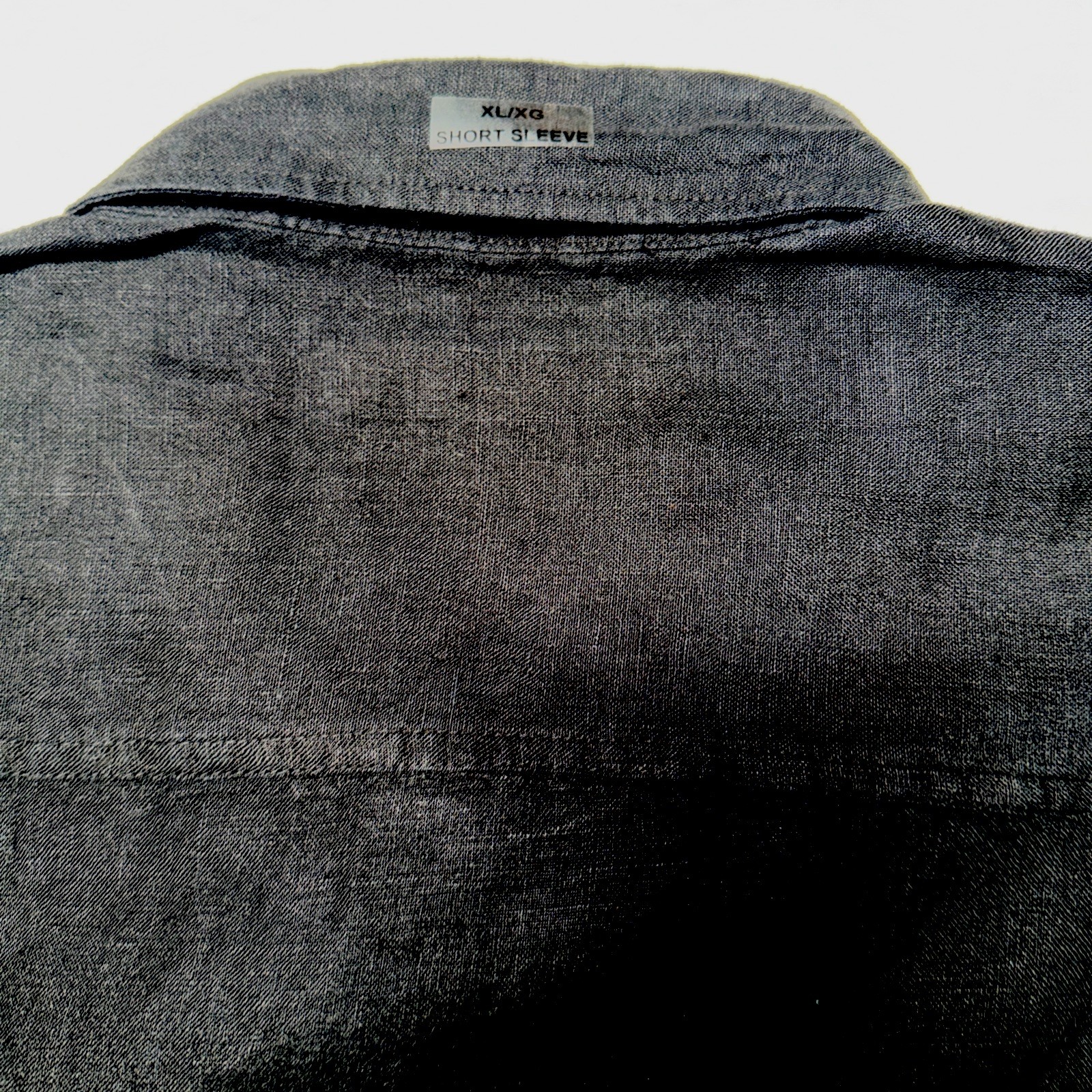 Hathaway Men’s Black Linen Short Sleeve Size XL Brand New