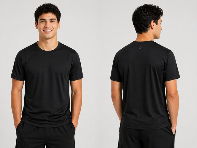 EVENPACE Mens Short Sleeve Dri-Fit Performance T-Shirt Moisture Wick Lightweight