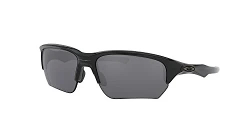 0OO9363-0264 OAKLEY MEN’S FLAK BETA RECTANGULAR POLISHED BLACK-BLACK IRIDIUM