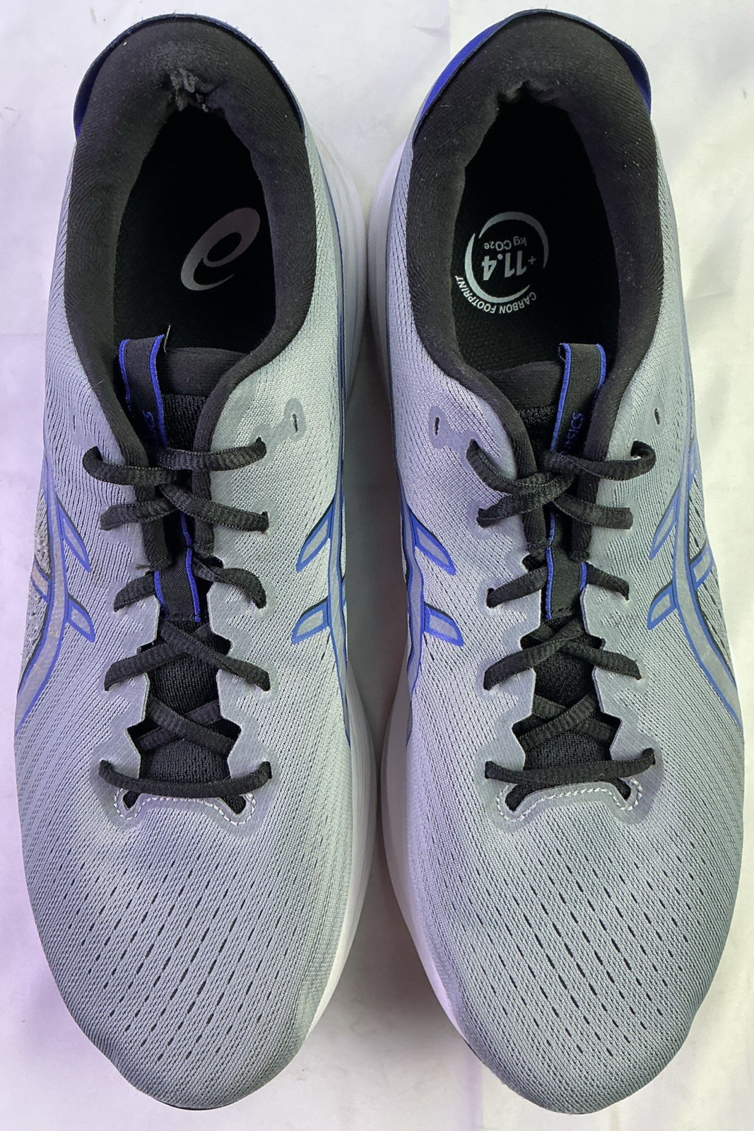 Asics Men’s Gel Excite 11 Lightweight Running Shoes-Gravel/Dark Cobalt-Size: 14