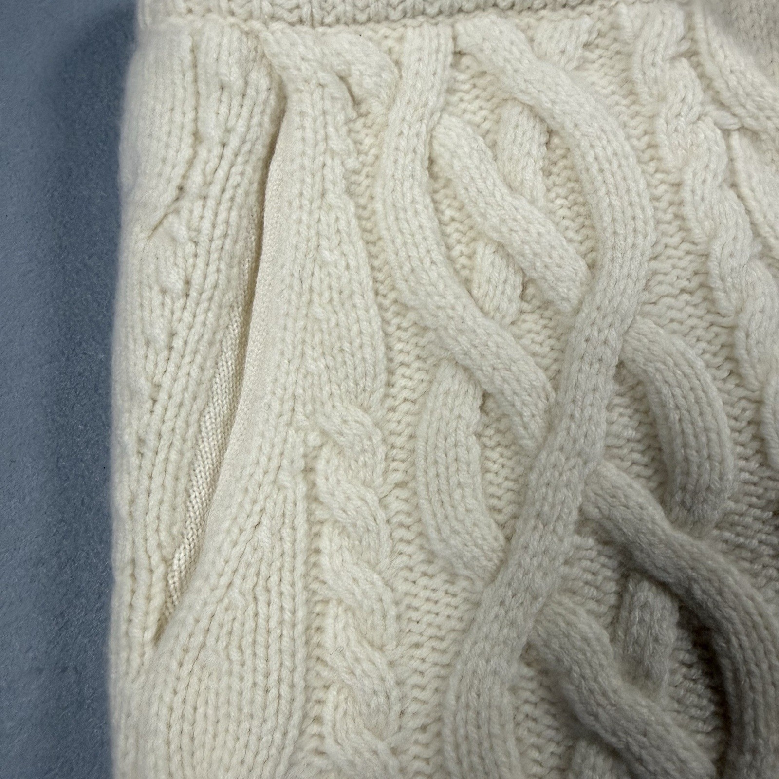 Todd Snyder Woolrich Cable Knit Shorts Sz XL 100% Merino Wool Cream NWT $428
