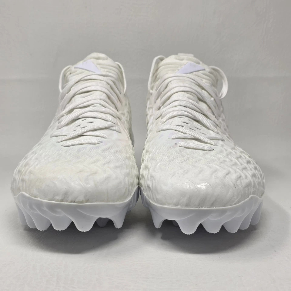 Under Armour Spotlight Pro Men White Iridescent Clone Football 3028200-100