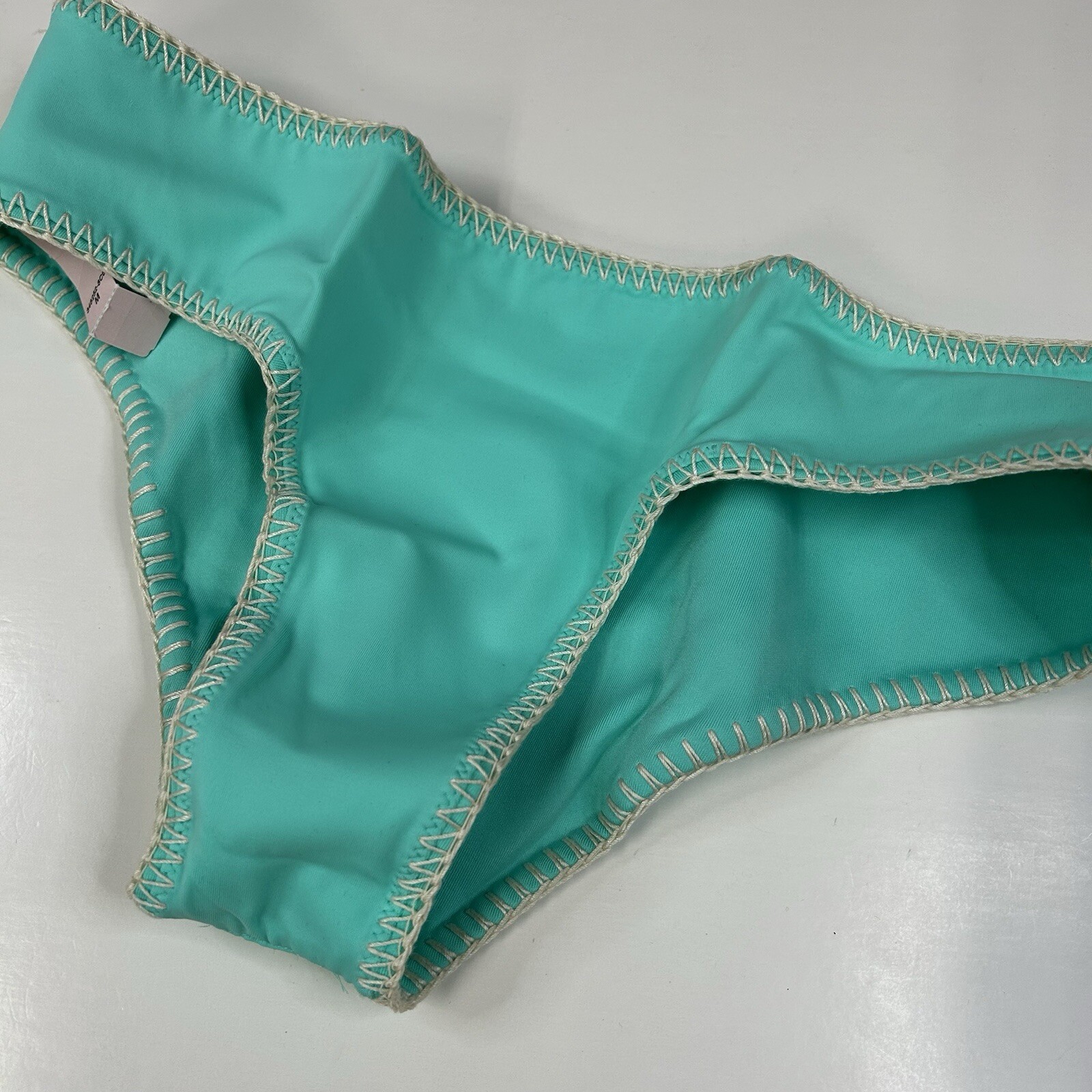 NEW Victorias Secret Size Medium Classic Hipster Bikini Bottoms Blue 8C6 #3563