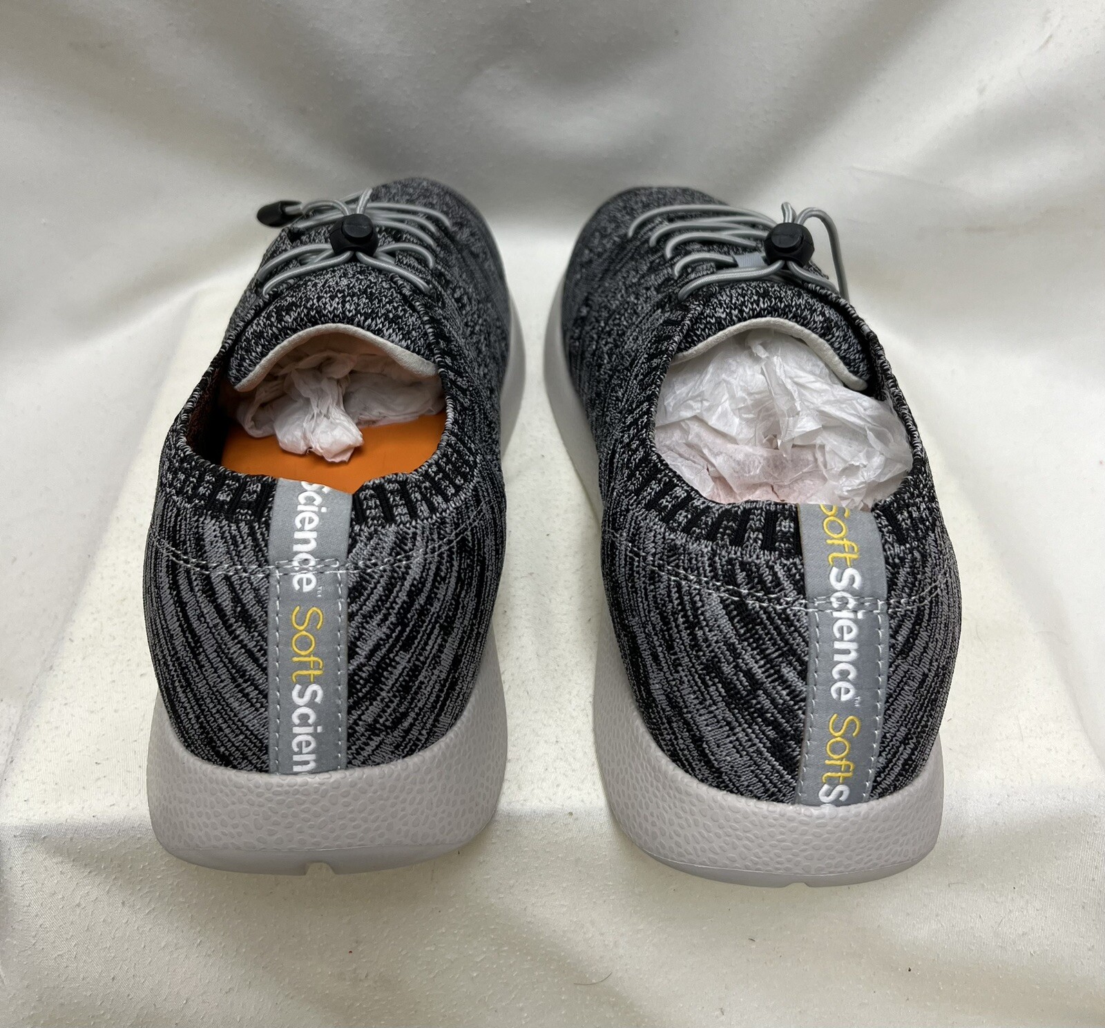Shoes Soft Science Knit Black/Gray Speed-lace M12 W14 NEW