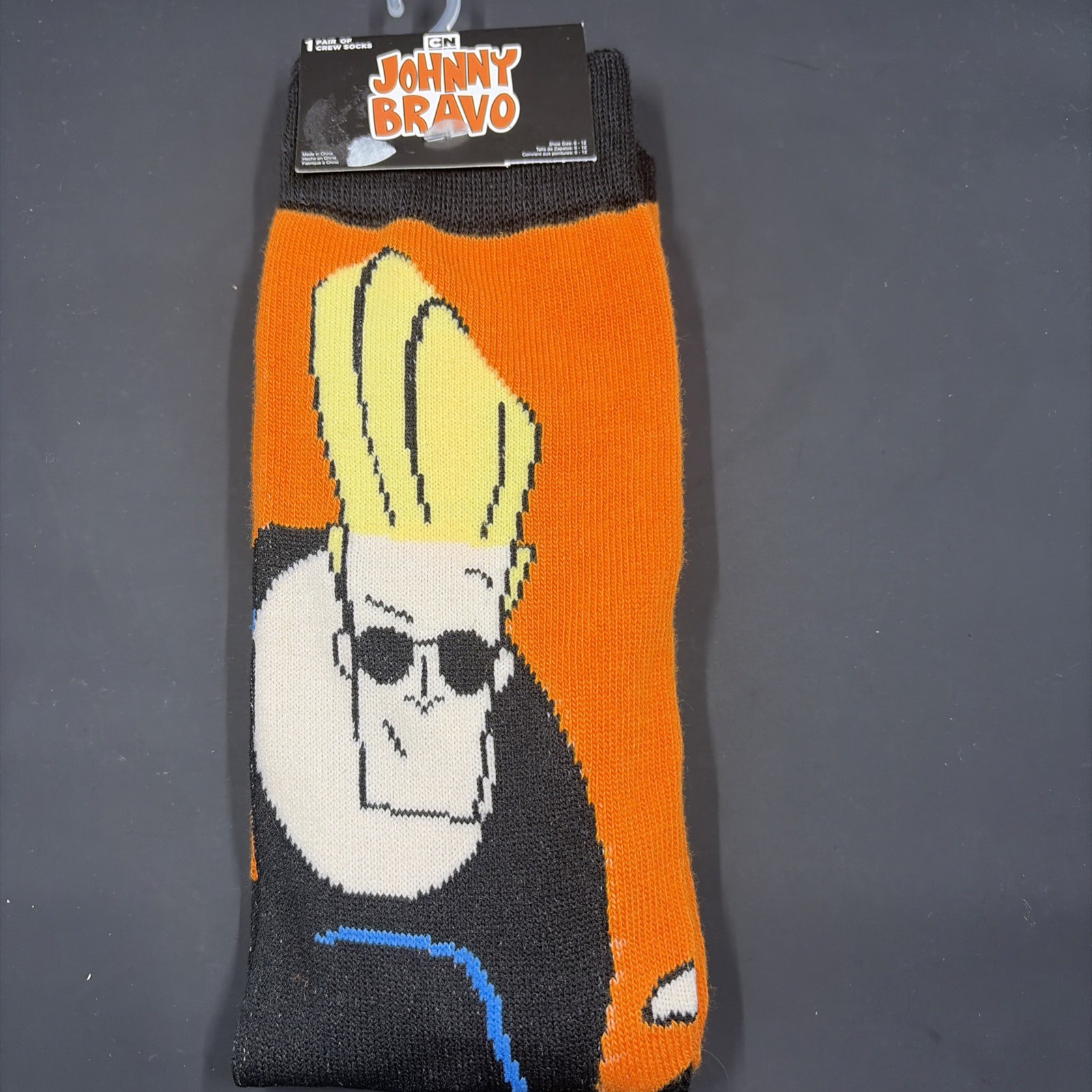 Johnny Bravo Socks Cartoon Network Unisex NEW