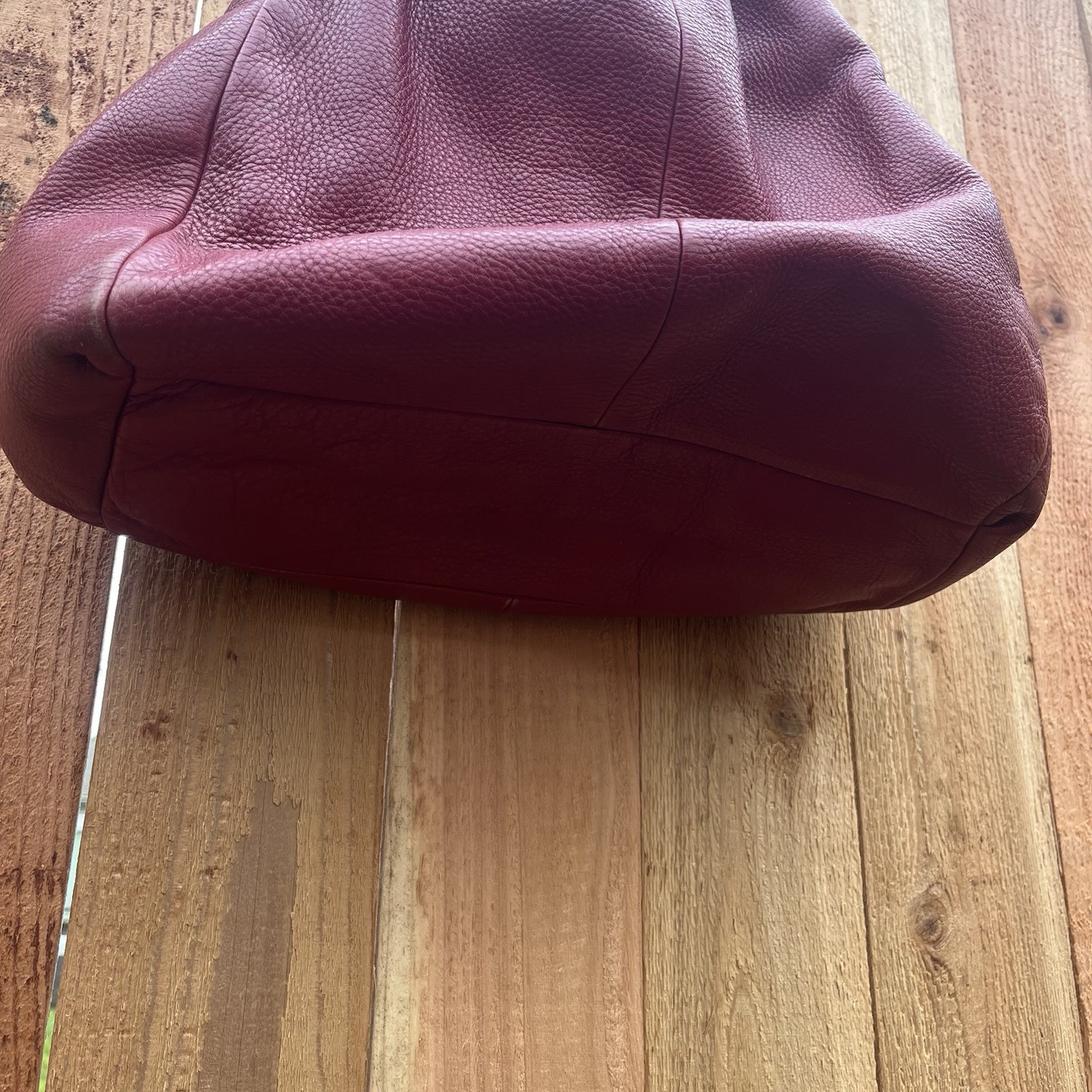 Coach 26224 Madison Phoebe Pebbled Leather Shoulder Bag Scarlet