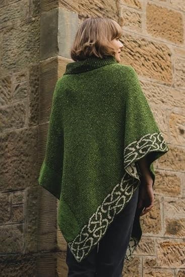 Bill Baber Knitwear Clover Mull Cape, Donegal Merino Wool, One Size