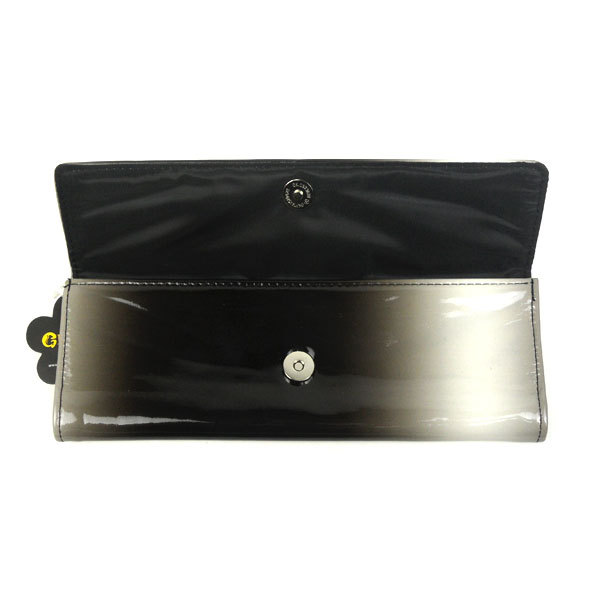 Synthetic Leather PU Pouch Clutch Party Bag Purse Girl Women 2 Tone Color