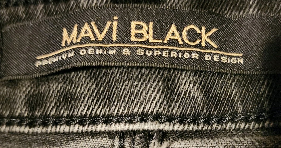 Mavi Premium Jeans Luxe 31 x 30 Marcus Slim Straight Black Stretch Denim Jeans
