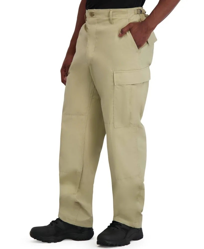 Military Cargo Pants NEW by Genuine Gear zip fly Khaki Size Med