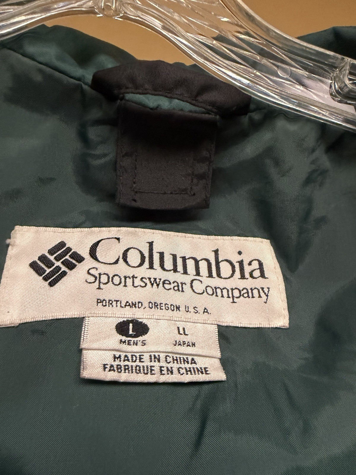 Columbia Men’s L Colorblock Full Zip Lined Jacket w/ Pockets Blue Teal Purple
