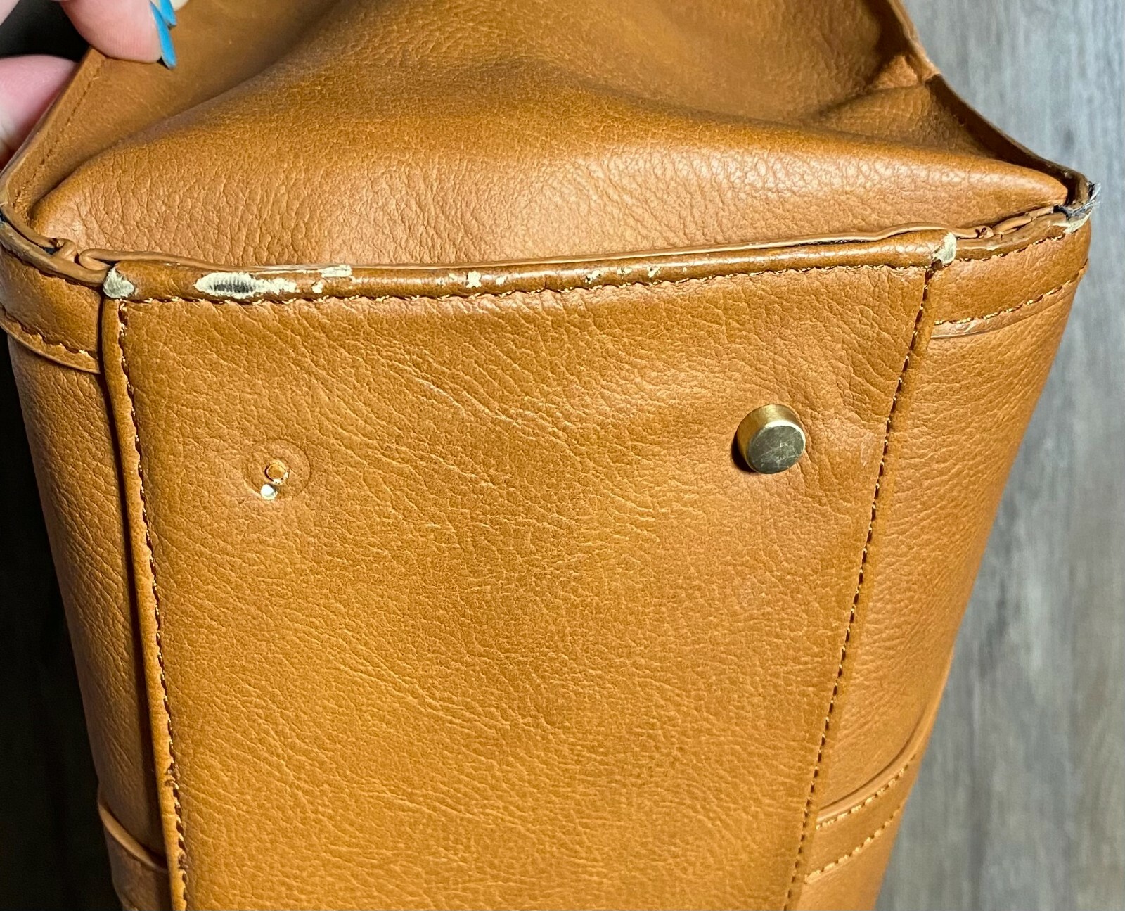 Ecosusi Brown Faux Leather Laptop Tote Bag Briefcase Purse Shoulder Bag Tassel