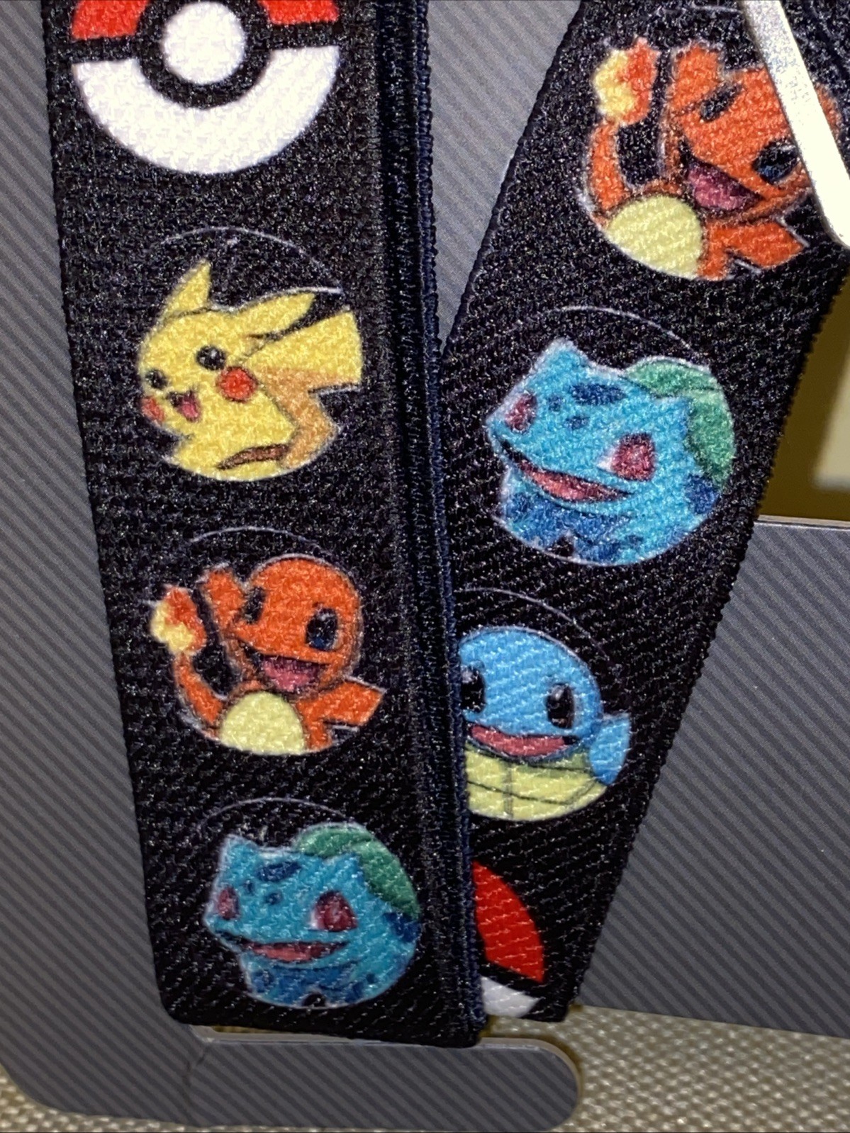 New Pokémon Buckle-Down Suspenders Pikachu Charmander Squirtle ONE SIZE Gamer