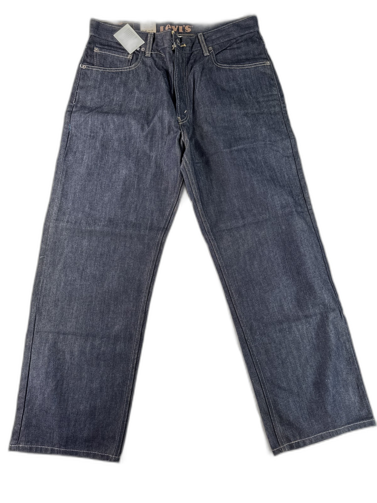 Levi’s 569 Straight Leg Dark Wash Denim Jeans W34 L30 100% Cotton New Tags Mid