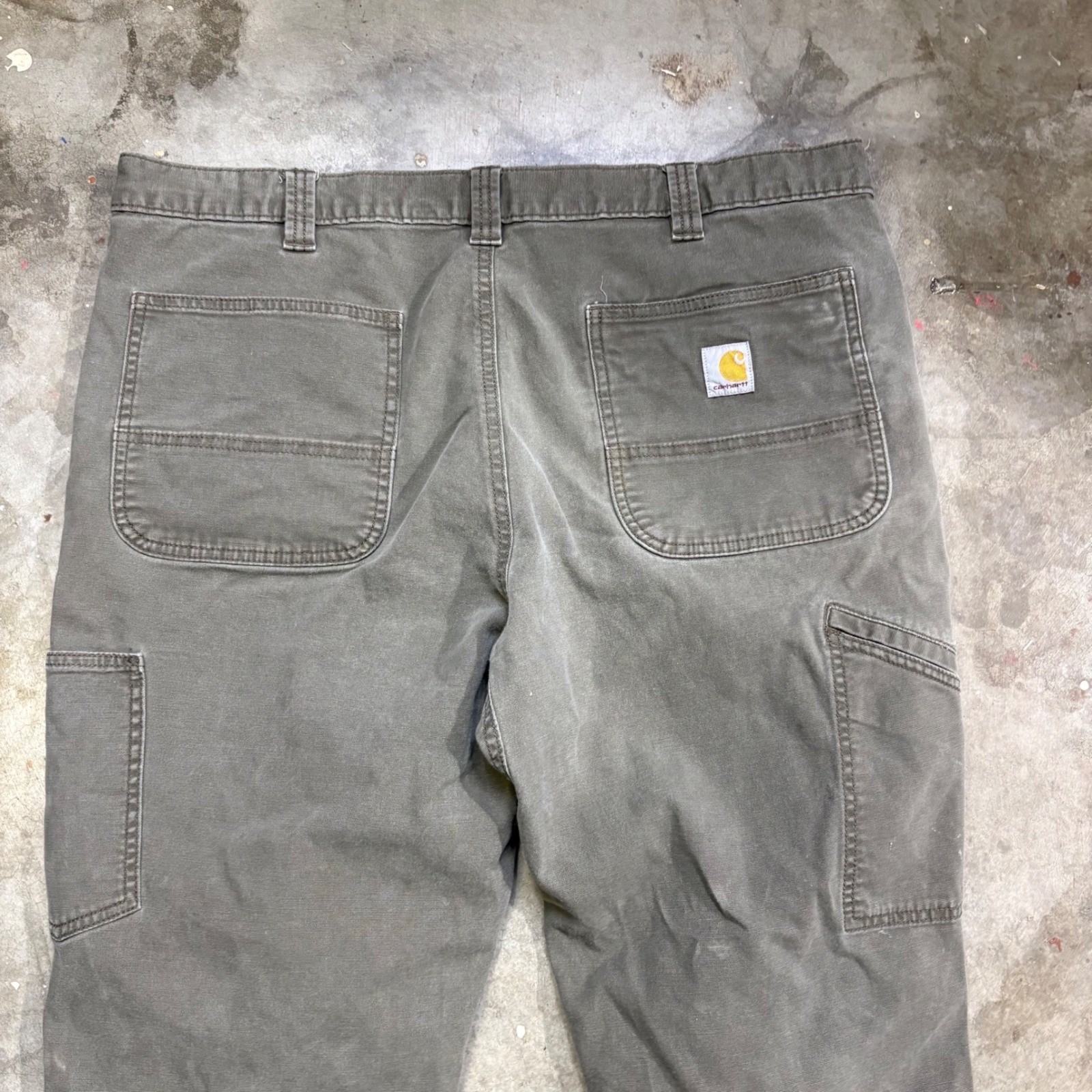 Carhartt 102802-217 Relaxed Fit Double Knee Work Pants Tarmac 40×32 Mens
