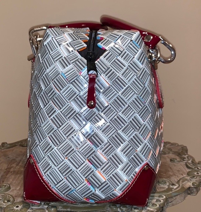Nahui Ollin Barcode Satchel Handbag Bag Purse