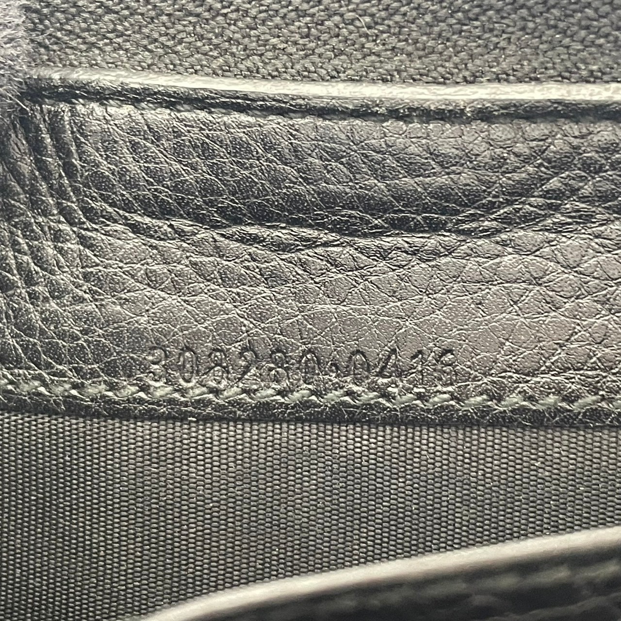 Authentic GUCCI Soho Interlocking G Leather Zip Around Long Wallet Black