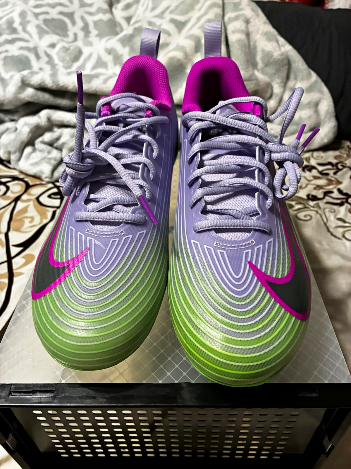 Nike Vapor Speed 3 NRG Football Cleats Purple US 10 Medium (D, M)