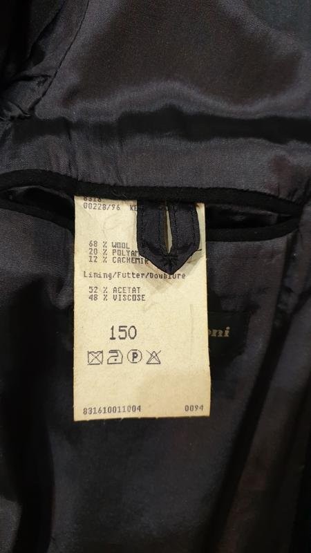 Men Corneliani navy cashmere blazer 42 / XL / 50