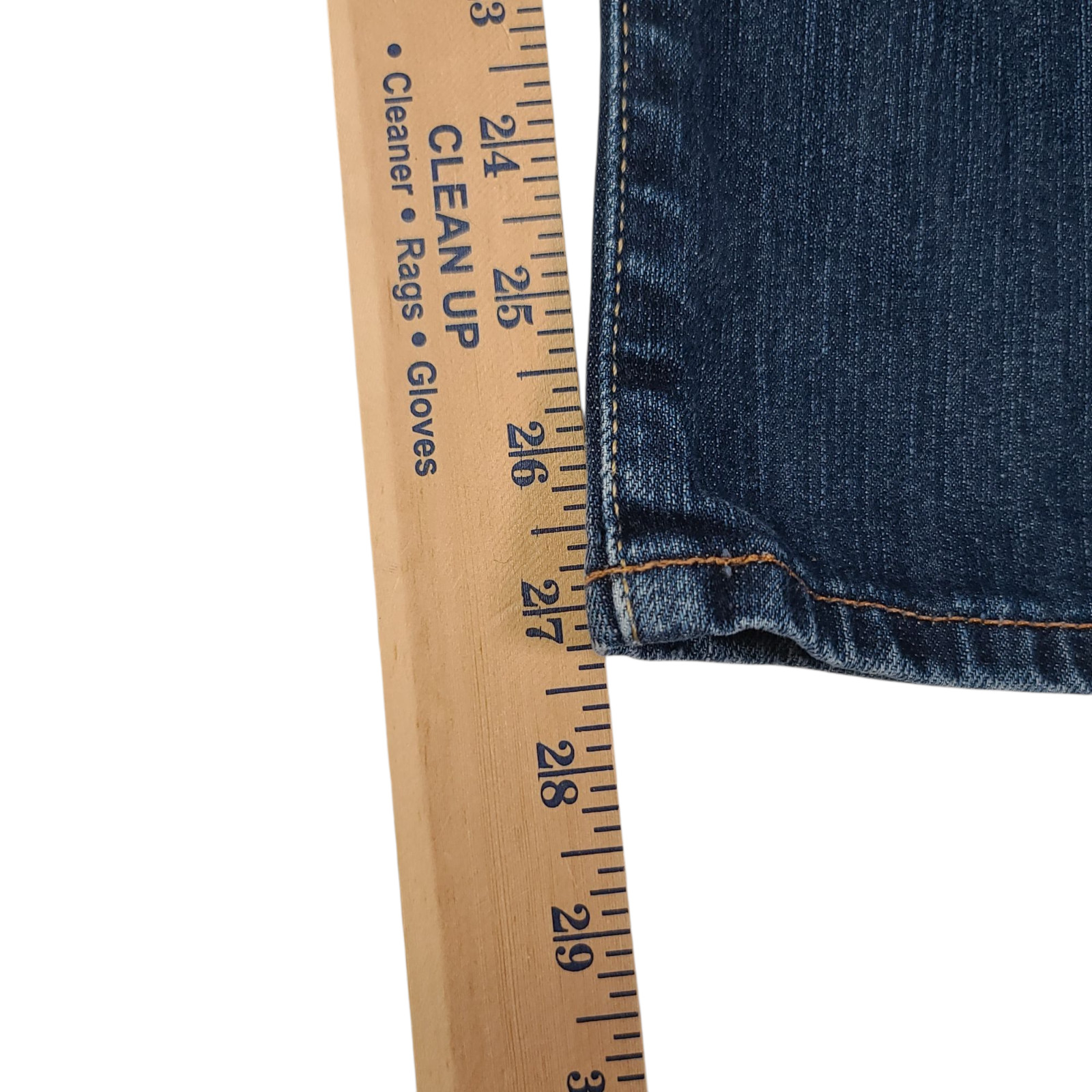 Lucky Brand 181 Relaxed Stretch Rugged Blue Denim Jeans Mens 44×30 (42×27)