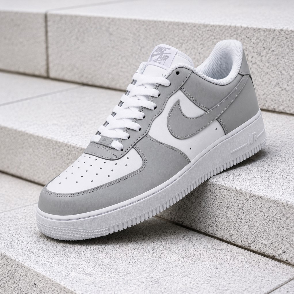 Nike Air Force 1 Low ’07 Light Smoke Grey White FD9763-101 Men’s Size New