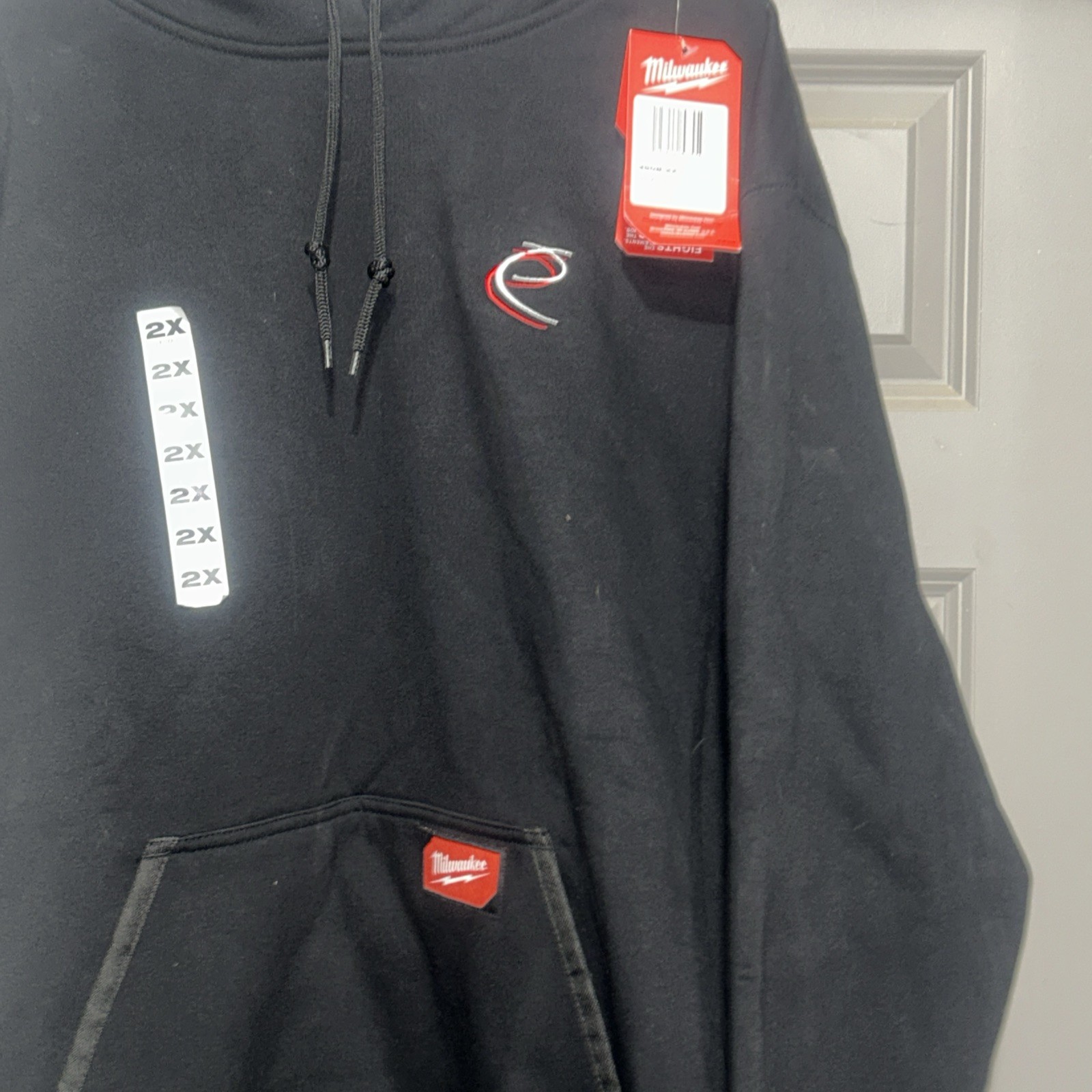 New Milwaukee 2XL Black Breathable Tear & Abrasion Resistant Pullover Hoodie