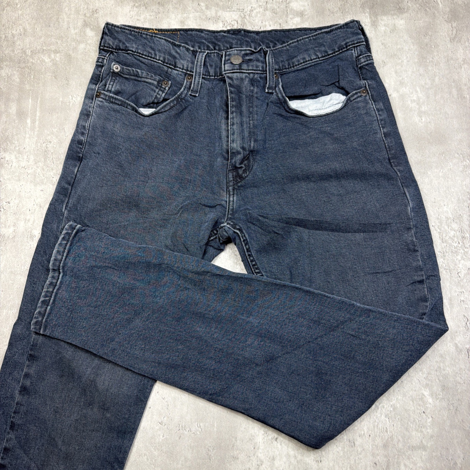 Levis 512 Jeans Men 31×30 Slim Taper Dark Wash Denim Pants Indigo Stretch USA