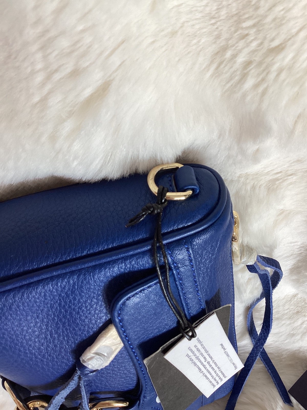 Rebecca Minkoff Mini MAC Limited Edition Initial C Crossbody Blue NewWTags