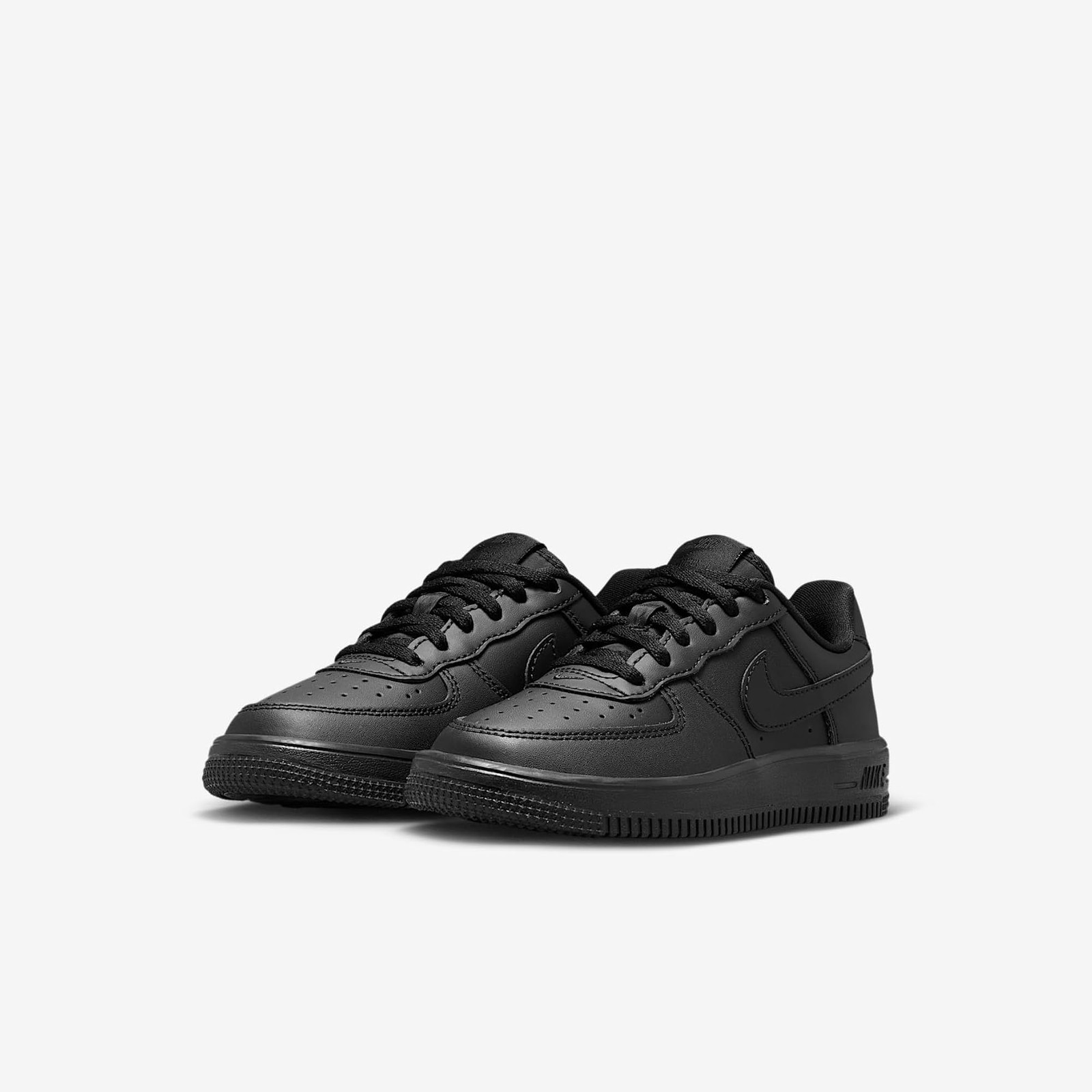 Nike Force 1 Low Little Kids’ Shoes (Black/Black/Black/Black) Size 3 – Black/Bla