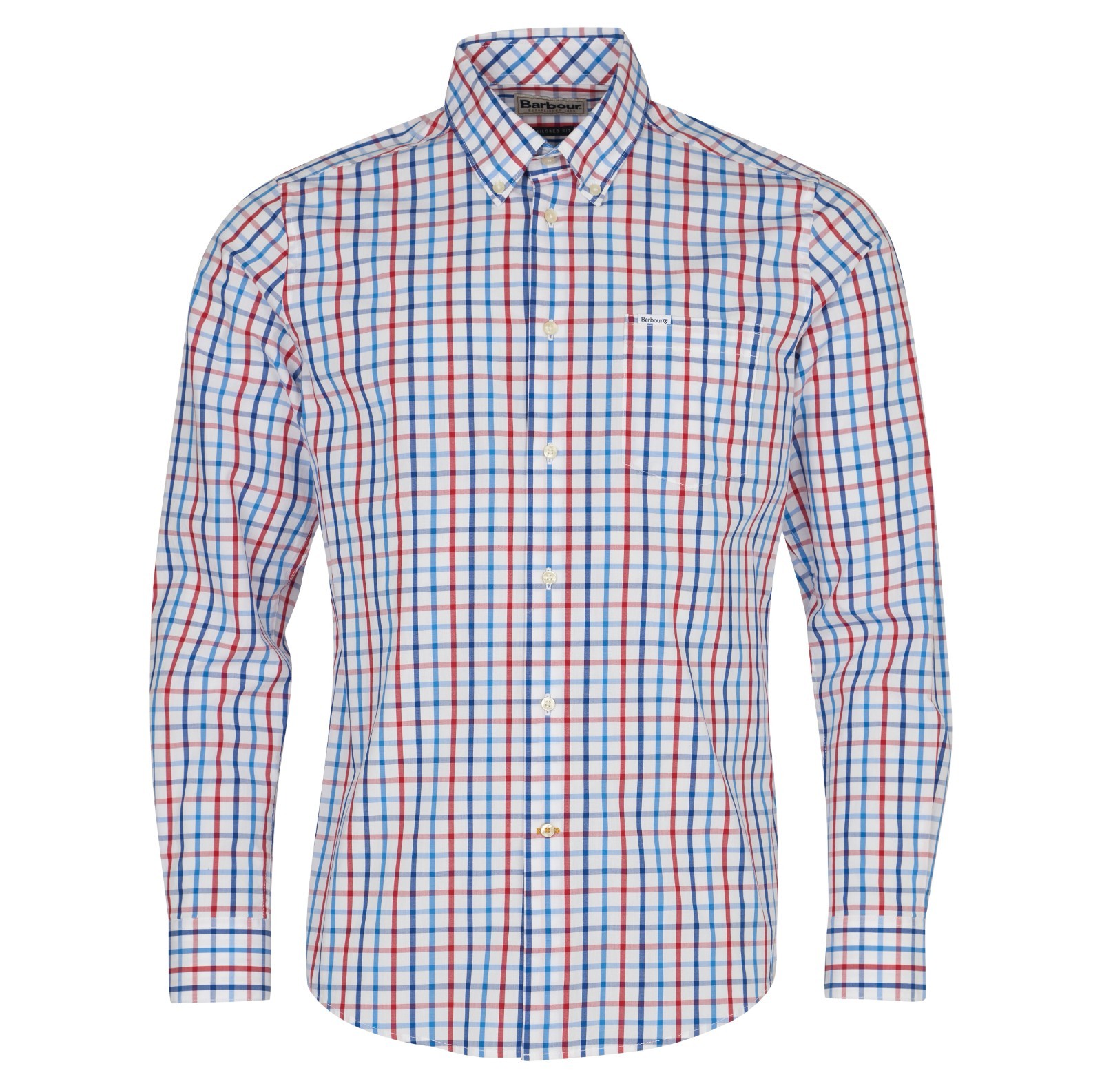 Barbour Eldon Tailored Shirt in Red – Size: M