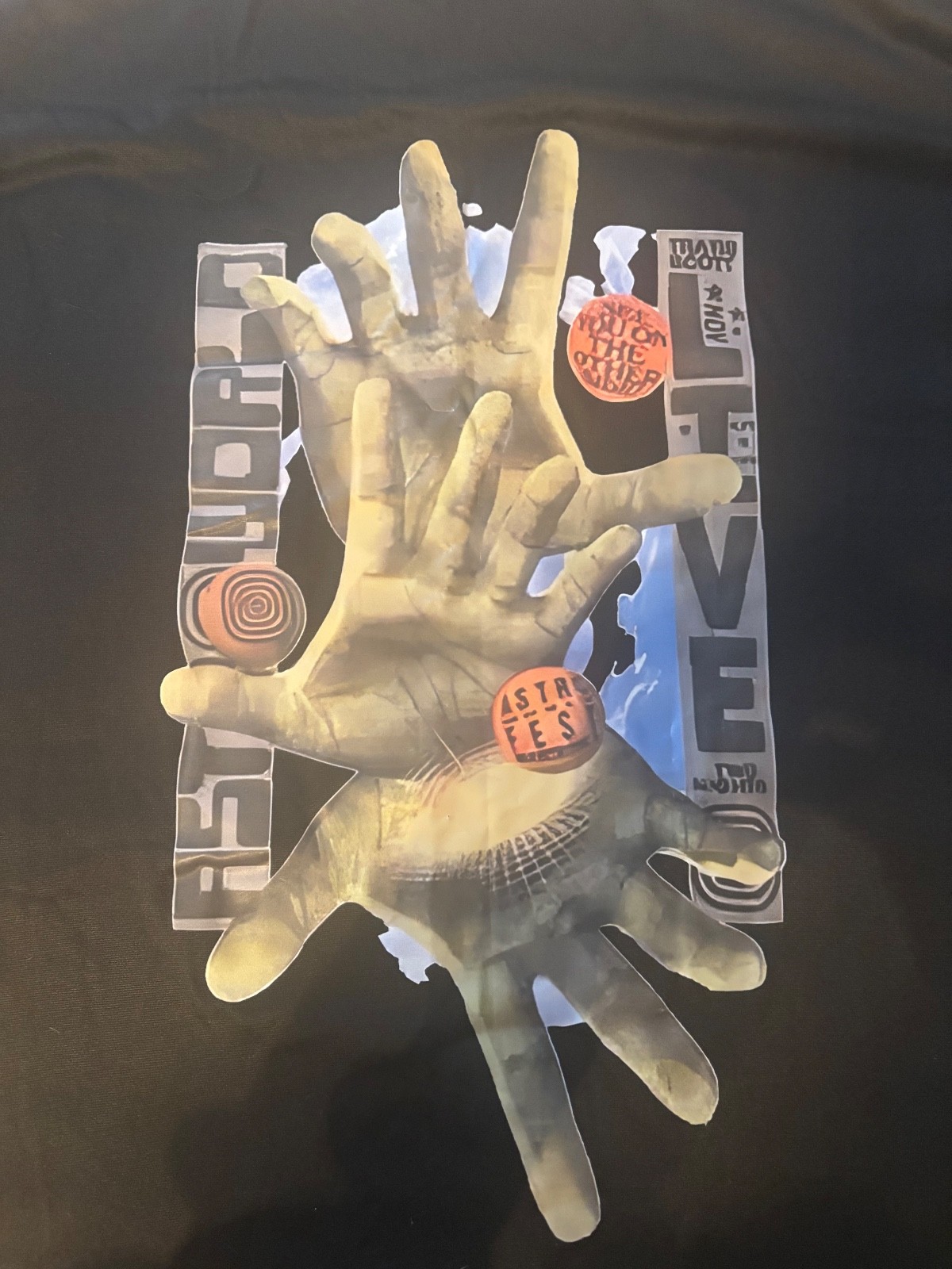 Rare Astroworld Festival Utopia see pictures runs small “see you in Utopia” 3XL